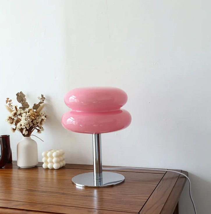 LueurRose – Retro Bordslampa med Dimbar LED och USB | Veska Standardtitel