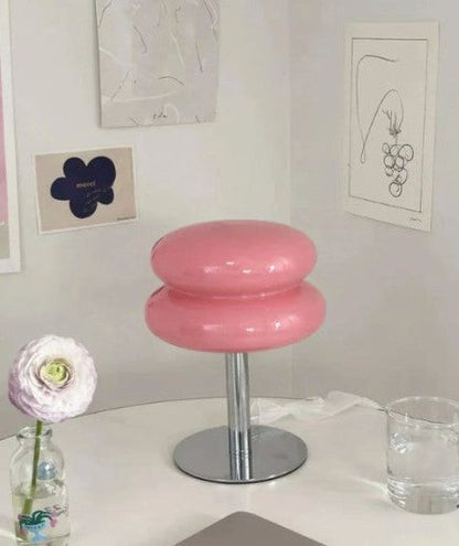 LueurRose – Retro Bordslampa med Dimbar LED och USB | Veska