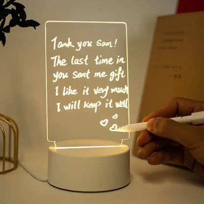 LumiBoard – Stilig LED Bordslampa med Pennahållare Veska