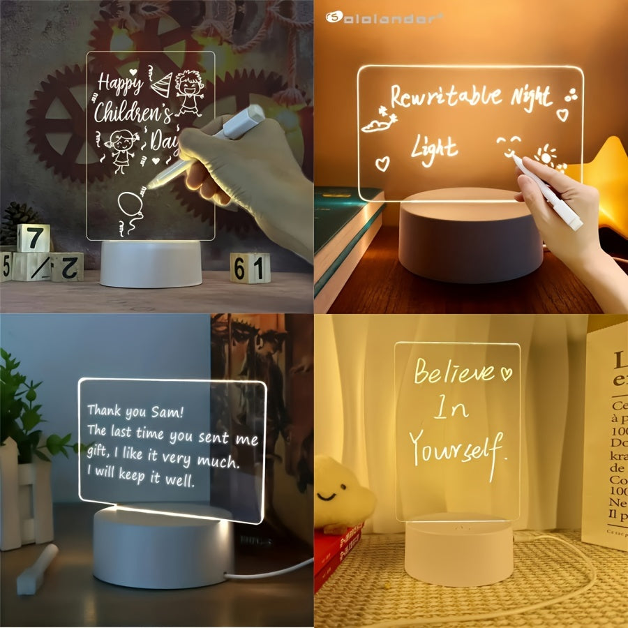 LumiBoard – Stilig LED Bordslampa med Pennahållare Veska