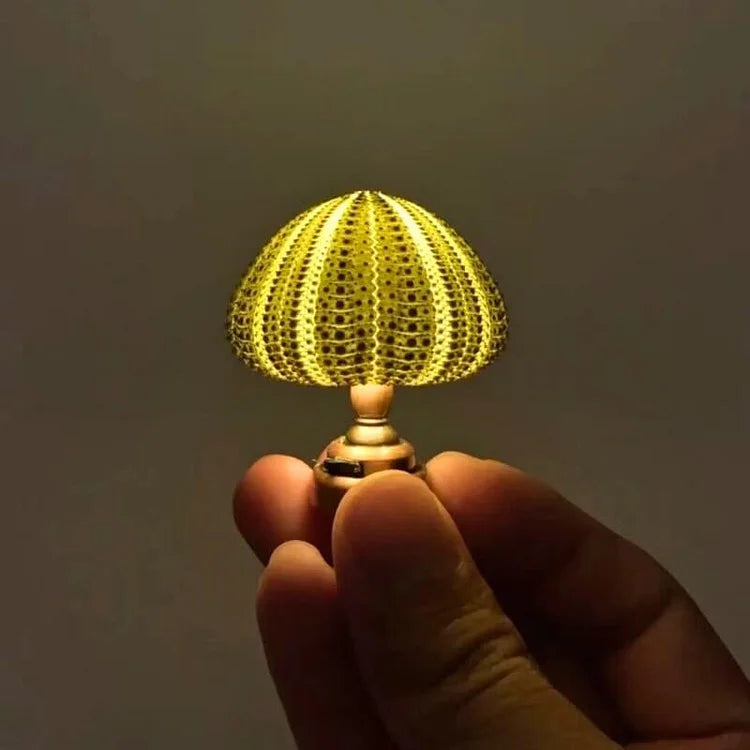 LumiCraft – Unik DIY bordslampa med naturlig snäcka för en mysig dekoration | Veska