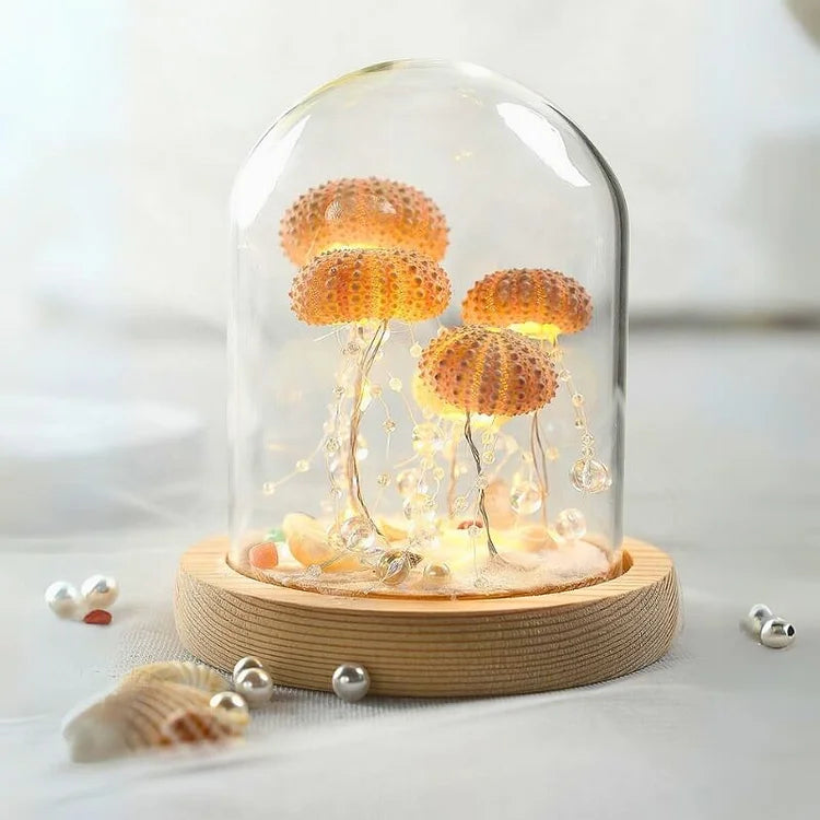 LumiCraft – Unik DIY bordslampa med naturlig snäcka för en mysig dekoration | Veska