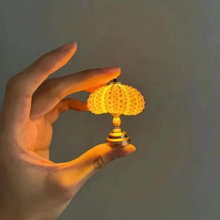 LumiCraft – Unik DIY bordslampa med naturlig snäcka för en mysig dekoration | Veska