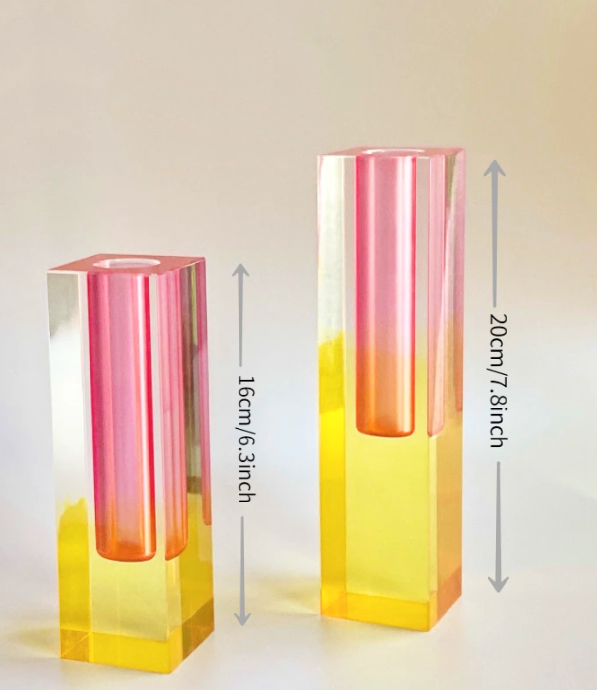 LumiForm Prisma Akryl Vaso & Organizer med Modern Design | Veska