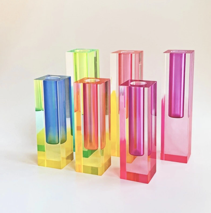 LumiForm Prisma Akryl Vaso & Organizer med Modern Design | Veska