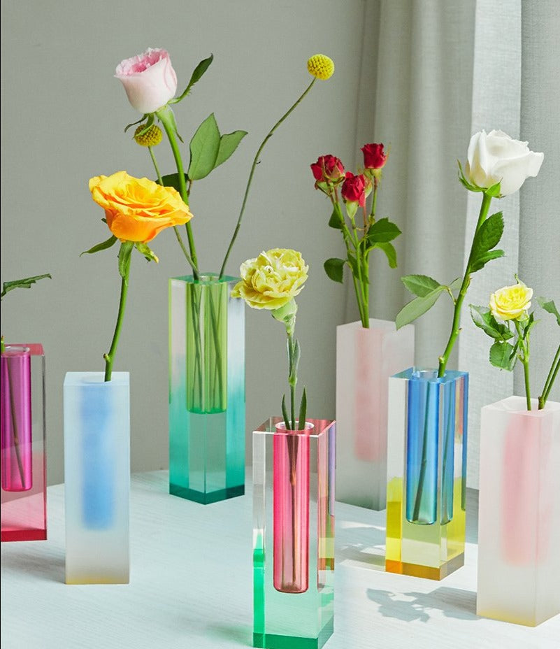 LumiForm Prisma Akryl Vaso & Organizer med Modern Design | Veska