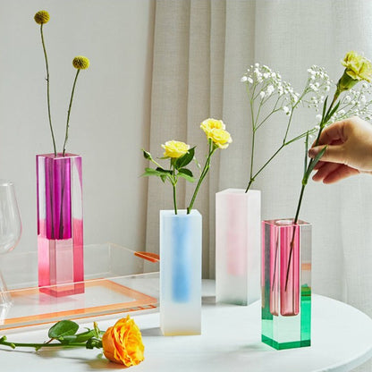 LumiForm Prisma Akryl Vaso & Organizer med Modern Design | Veska