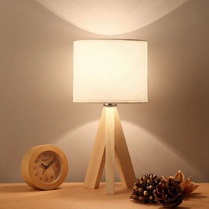LumiHout – Modern bords-lampa av trä med varm, naturlig elegans | Veska