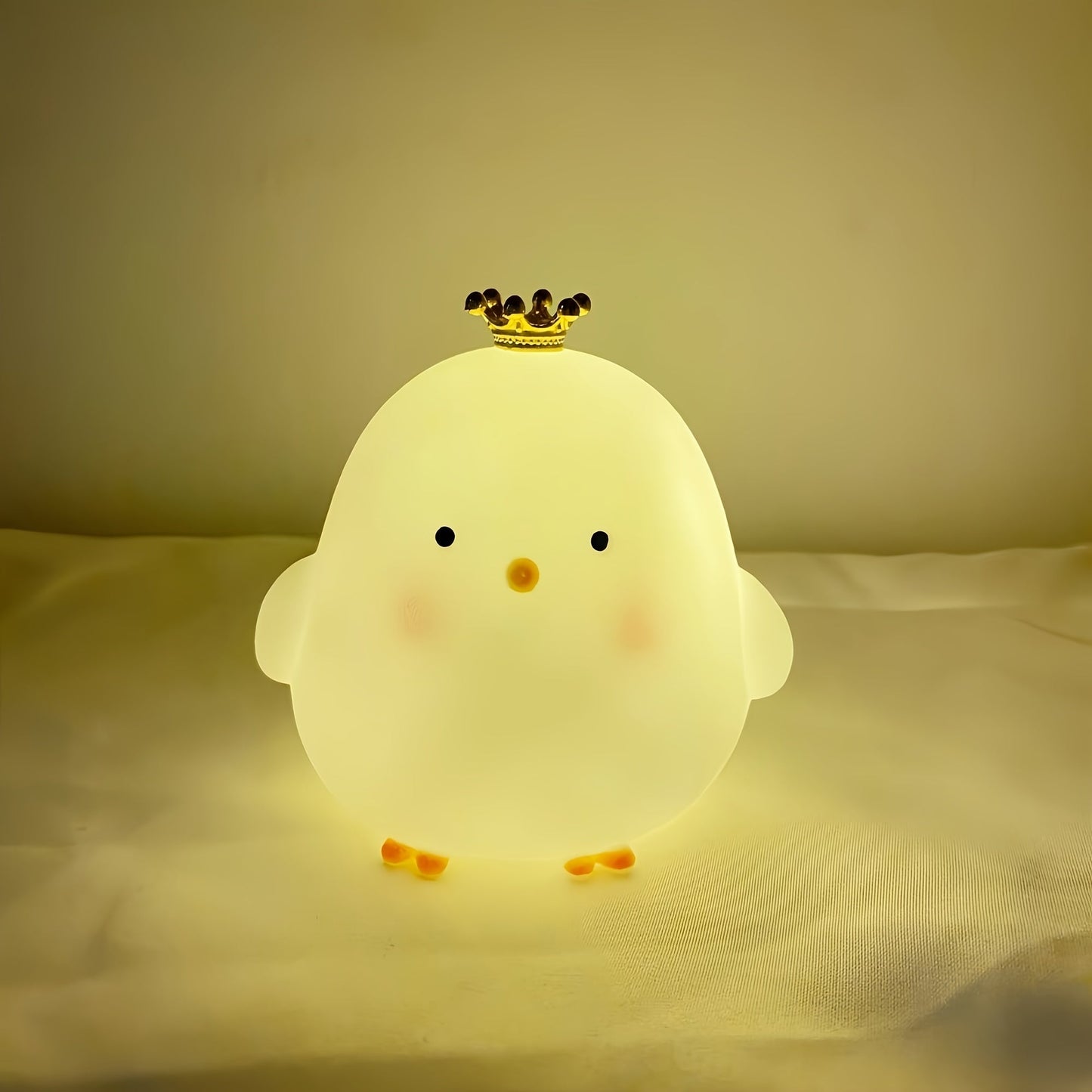 LumiKuiken - Elegant LED Bordslampa med Hälsosamt Ljus Veska Vit
