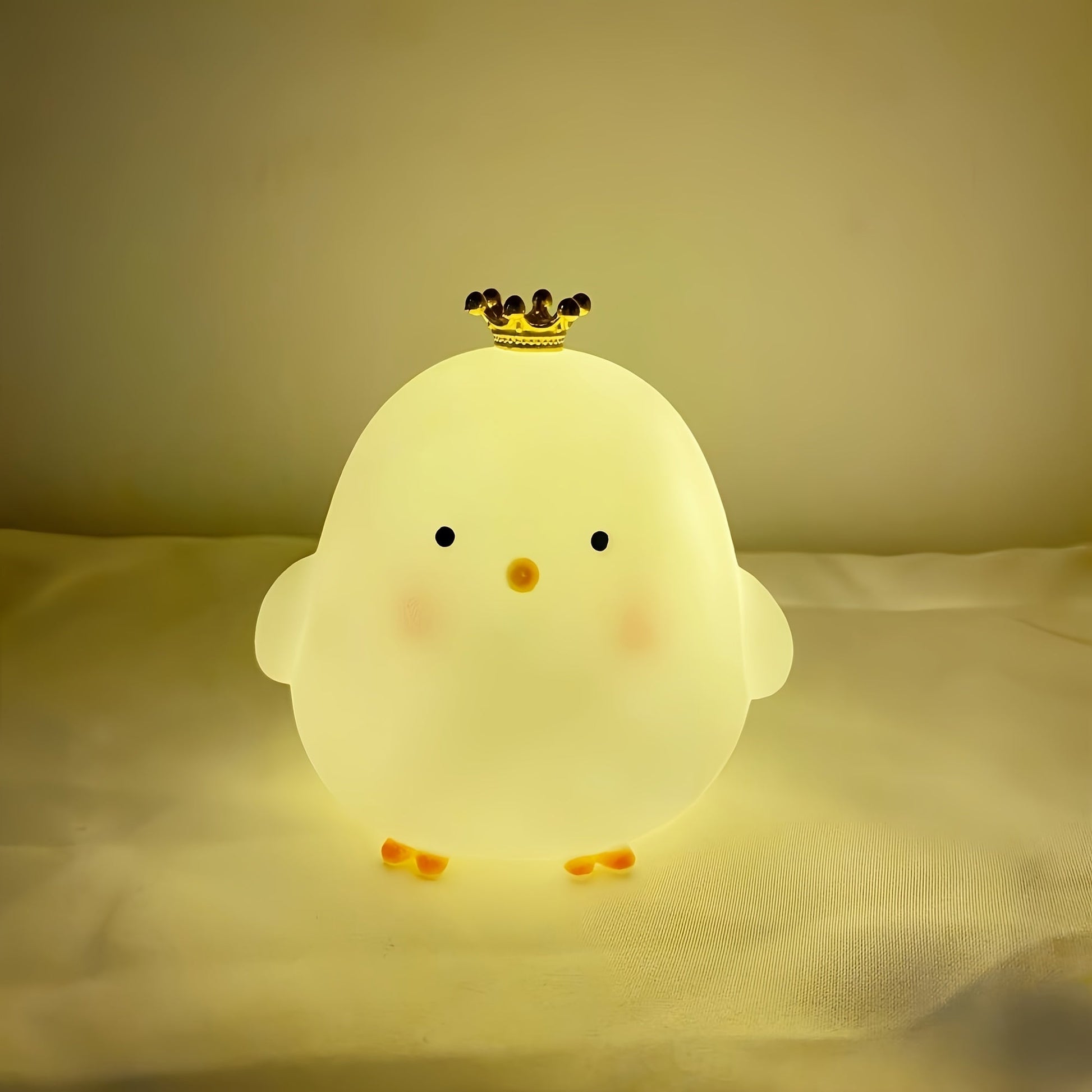 LumiKuiken - Elegant LED Bordslampa med Hälsosamt Ljus Veska Vit