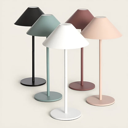 LumiLuxe - Dimbar Nordisk Kon LED Bordslampa med Touchkontroll | Veska