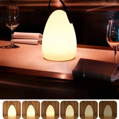 LuminaFusion Lampa – Bärbar Vattentät Sladdlös Bordslampa med Fjärrkontroll | Veska