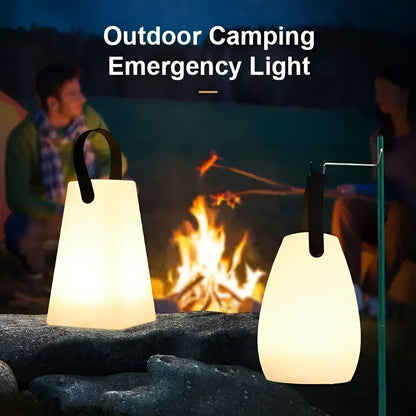 LuminaFusion Lampa – Bärbar Vattentät Sladdlös Bordslampa med Fjärrkontroll | Veska