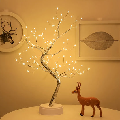 LuminaTree - Dekorativ LED Bonsai Bordslampa Veska
