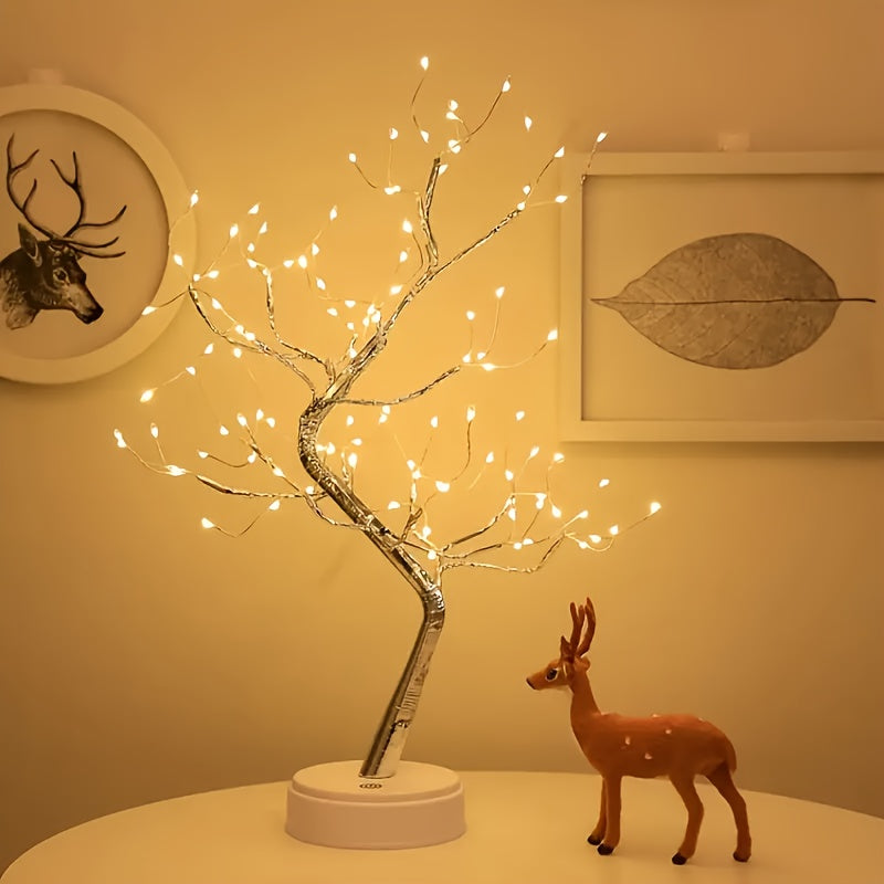 LuminaTree - Dekorativ LED Bonsai Bordslampa Veska 108 led-träd belysning