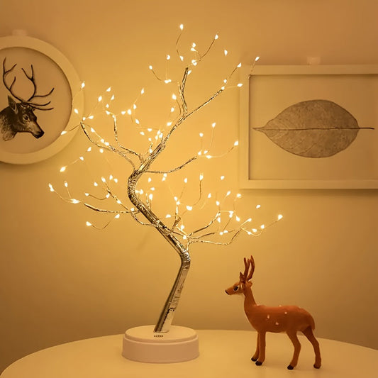 LuminaTree - Dekorativ LED Bonsai Bordslampa Veska 108 led-träd belysning