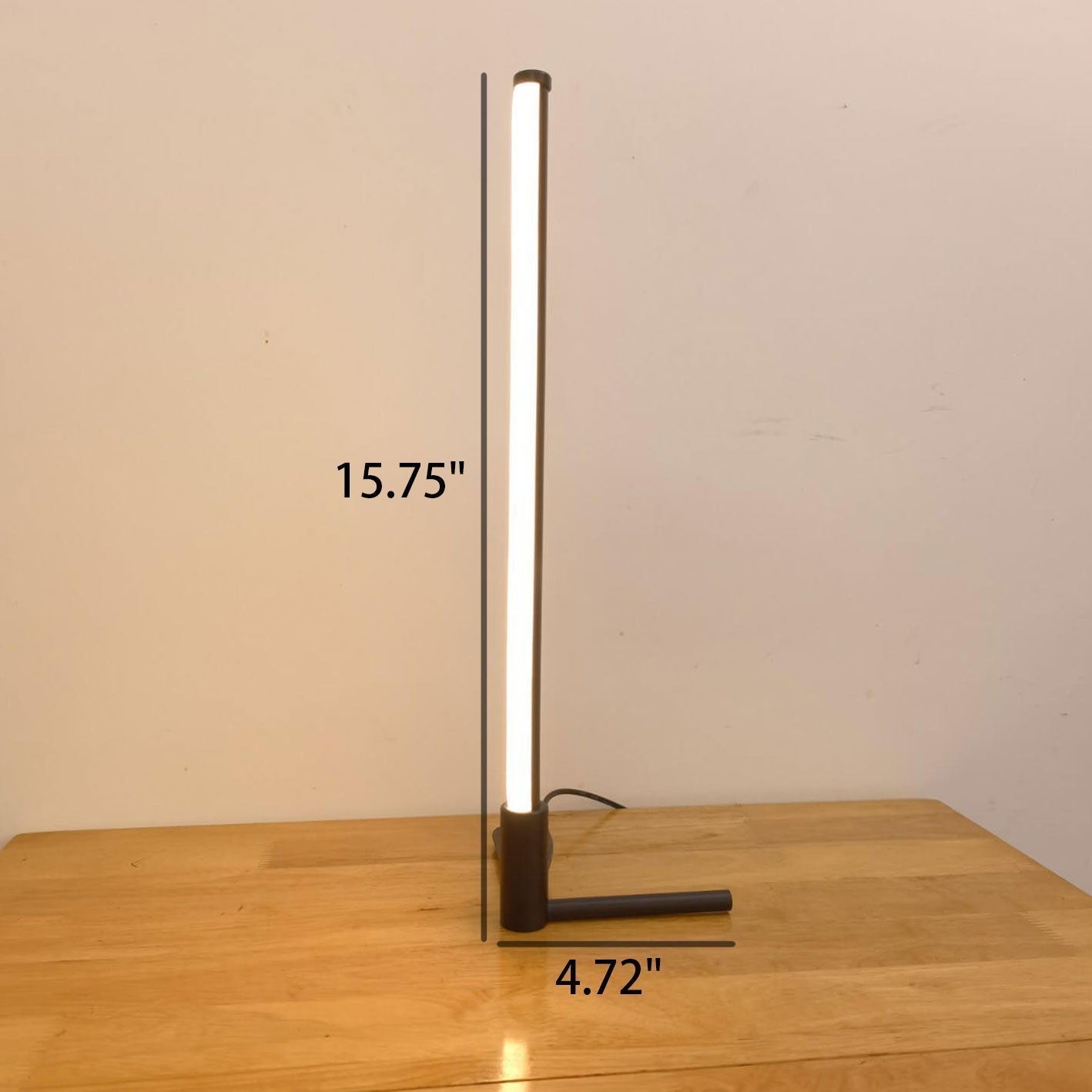 Luminix Bar LED Bordslampa | Minimalistisk Design | Nattlampa & Stämningsbelysning | Modern & Dekorativ | Veska