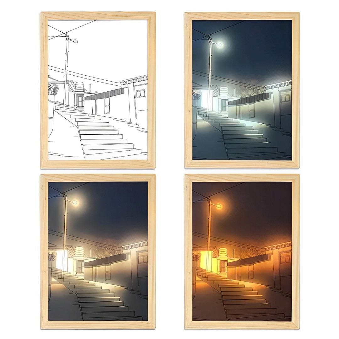 Luminous Landscapes Ljus Konst Dekor | Veska Gatubelysning