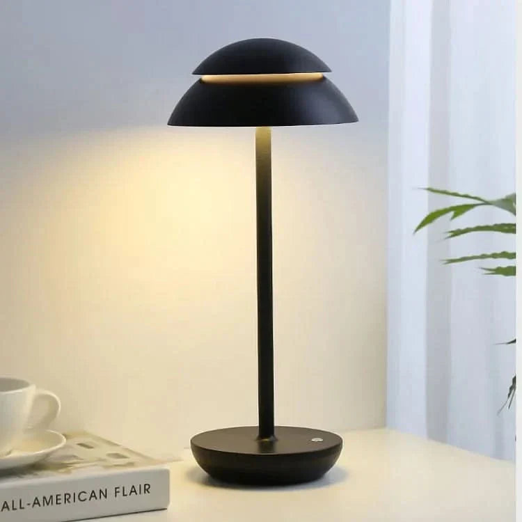Luminous Prestige Bordslampa – Trådlös Skandinavisk LED-lampa | Veska Svart