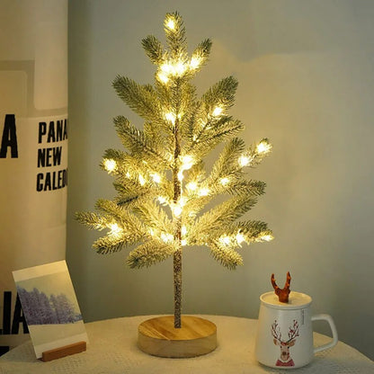 LumiPine – LED julgran bordslampa med varmt vitt ljus | Veska