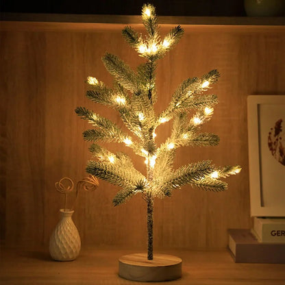 LumiPine – LED julgran bordslampa med varmt vitt ljus | Veska
