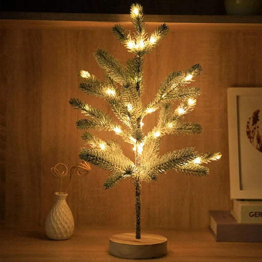 LumiPine – LED julgran bordslampa med varmt vitt ljus | Veska