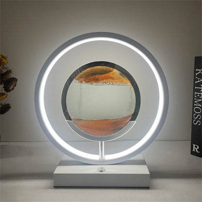 LUMISAND – 3D LED Flödande Sand Konst Bordslampa med USB Laddning | Veska