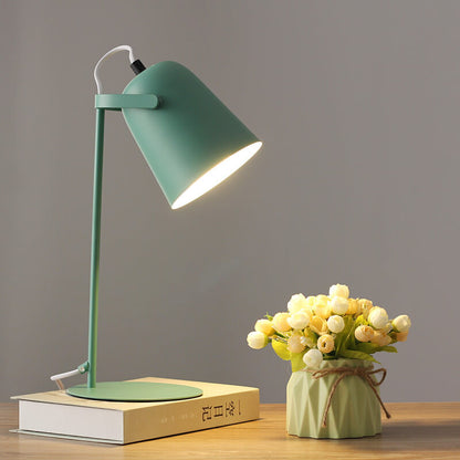 LumiTouch – Minimalistisk bordslampa med stativbas och touchkontroll Veska Grön