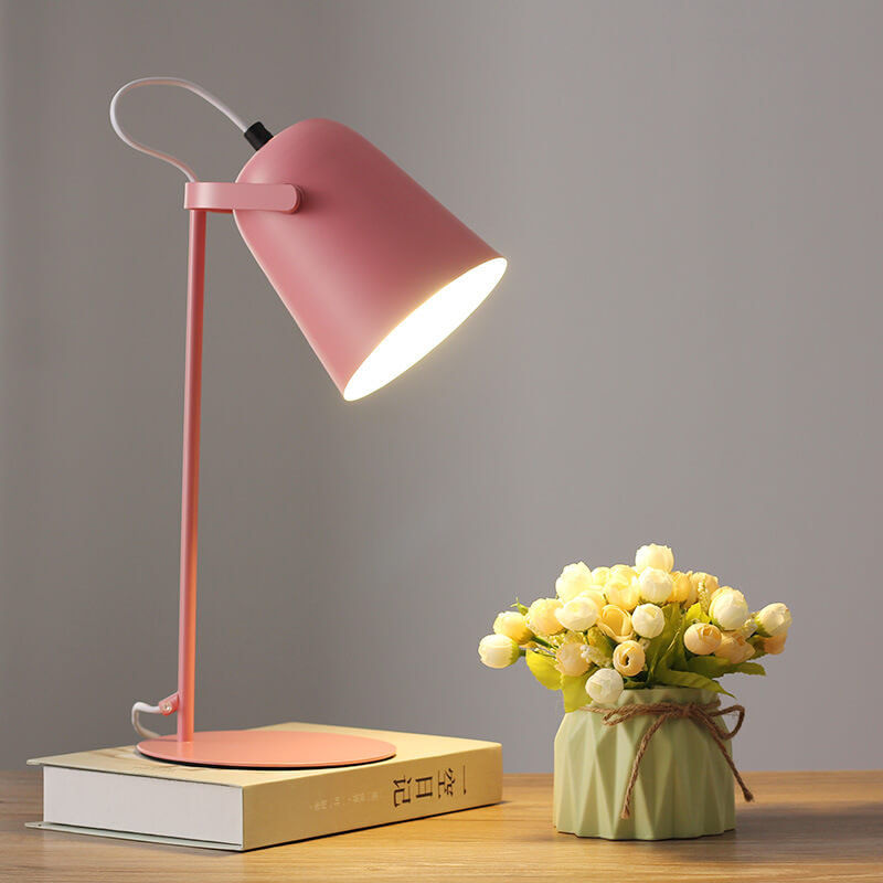 LumiTouch – Minimalistisk bordslampa med stativbas och touchkontroll Veska Rosa