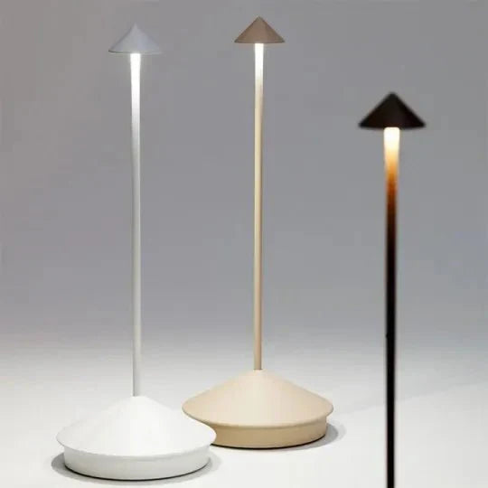 LumiZen Minimalist LED Bordslampa | Vattentät och dimbar trådlös belysning | Veska