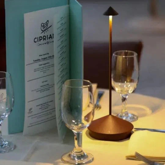 LumiZen Minimalist LED Bordslampa | Vattentät och dimbar trådlös belysning | Veska