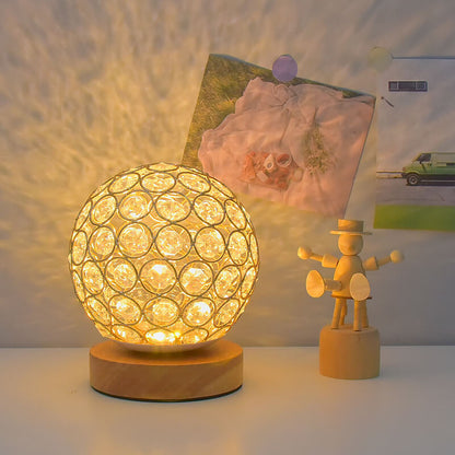 LumoAura USB LED Bordslampa | Uppladdningsbar | Varmt Ljus | Minimalistisk Design för Hem | Veska