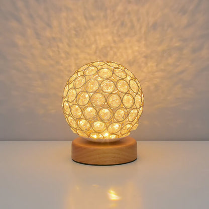 LumoAura USB LED Bordslampa | Uppladdningsbar | Varmt Ljus | Minimalistisk Design för Hem | Veska