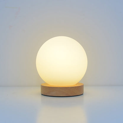 LumoAura USB LED Bordslampa | Uppladdningsbar | Varmt Ljus | Minimalistisk Design för Hem | Veska