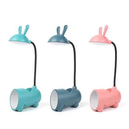 LumoBun Bordslampa – Söt LED Skrivbordslampa med Pennhållare och USB-anslutning | Veska