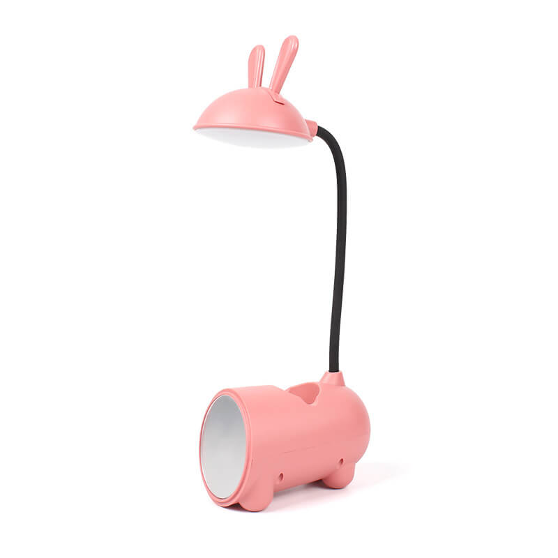 LumoBun Bordslampa – Söt LED Skrivbordslampa med Pennhållare och USB-anslutning | Veska