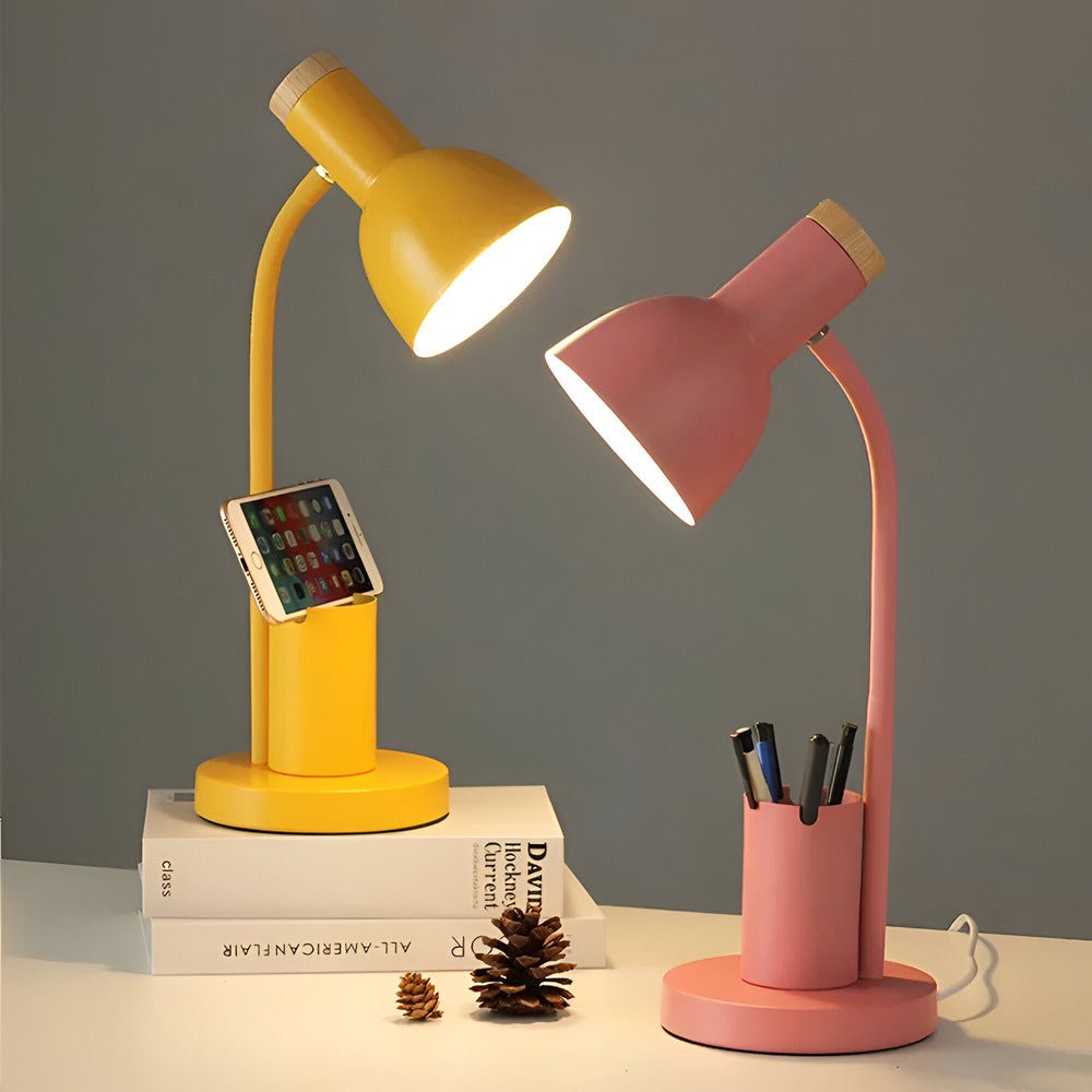 LumoDesk – LED skrivbordslampa med pennhållare för organisering och belysning | Veska