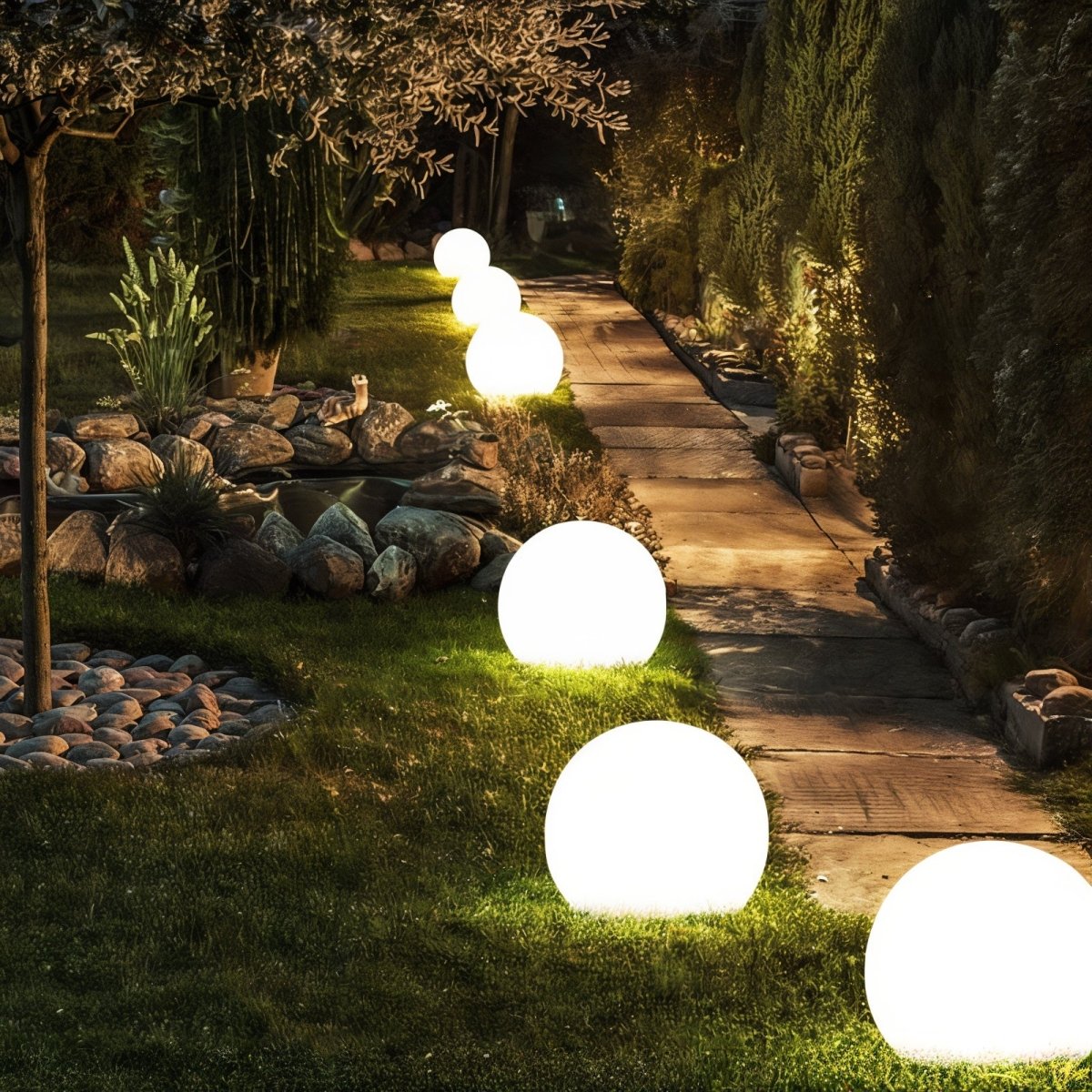 LushLite - Trädgård Bärbar Lampa | Veska