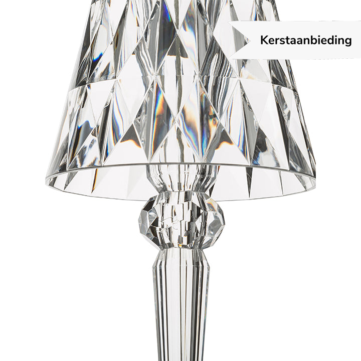 LuxeCrystal Premium LED Bordslampa | Trådlös | Dimbara Kristallbelysning | Stämningsljus & Dekoration | Veska