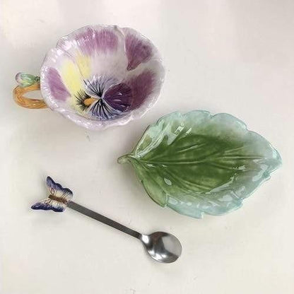 Lyxig Blomma Kopp | Veska B