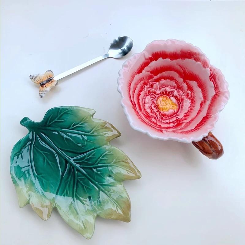 Lyxig Blomma Kopp | Veska F