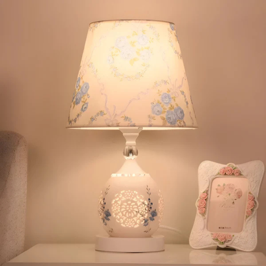 Lyxig LED Bordslampa Med Kristall Glöd | Veska D