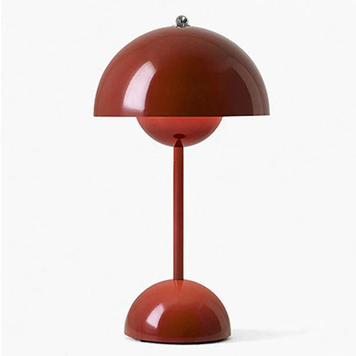 Lyxig samtida nordisk bordslampa | Veska Burgundy