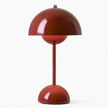 Lyxig samtida nordisk bordslampa | Veska Burgundy