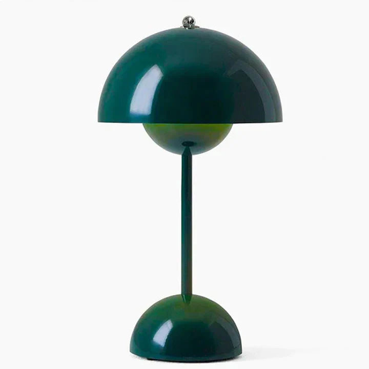 Lyxig samtida nordisk bordslampa | Veska Mörk grön