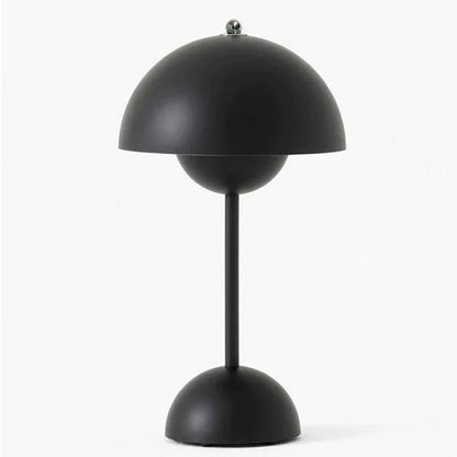 Lyxig samtida nordisk bordslampa | Veska Svart