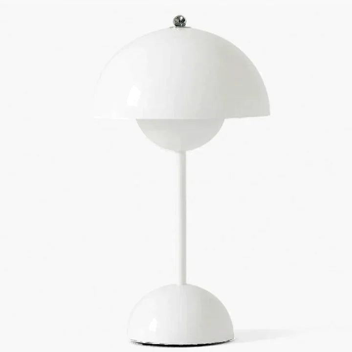 Lyxig samtida nordisk bordslampa | Veska Vit