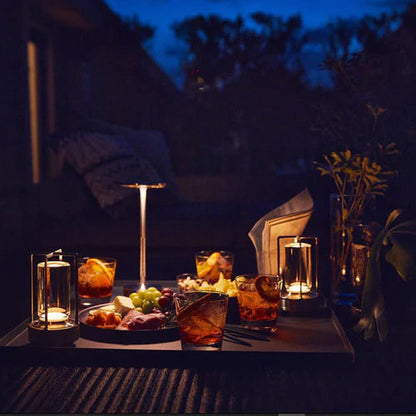 Lyxig Trådlös LED Bordslampa - Luna Glow | Veska