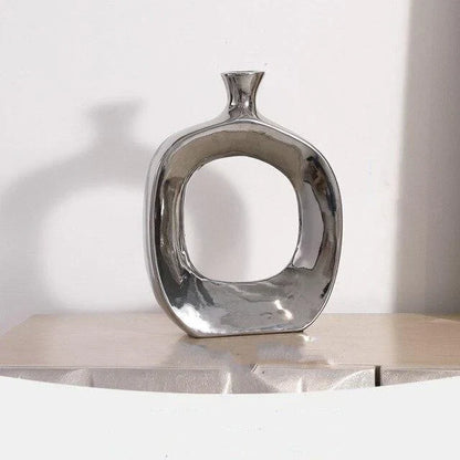 Lyxig Vas | Veska Stor - 33cm x 24cm x 5cm Svenskpläterad