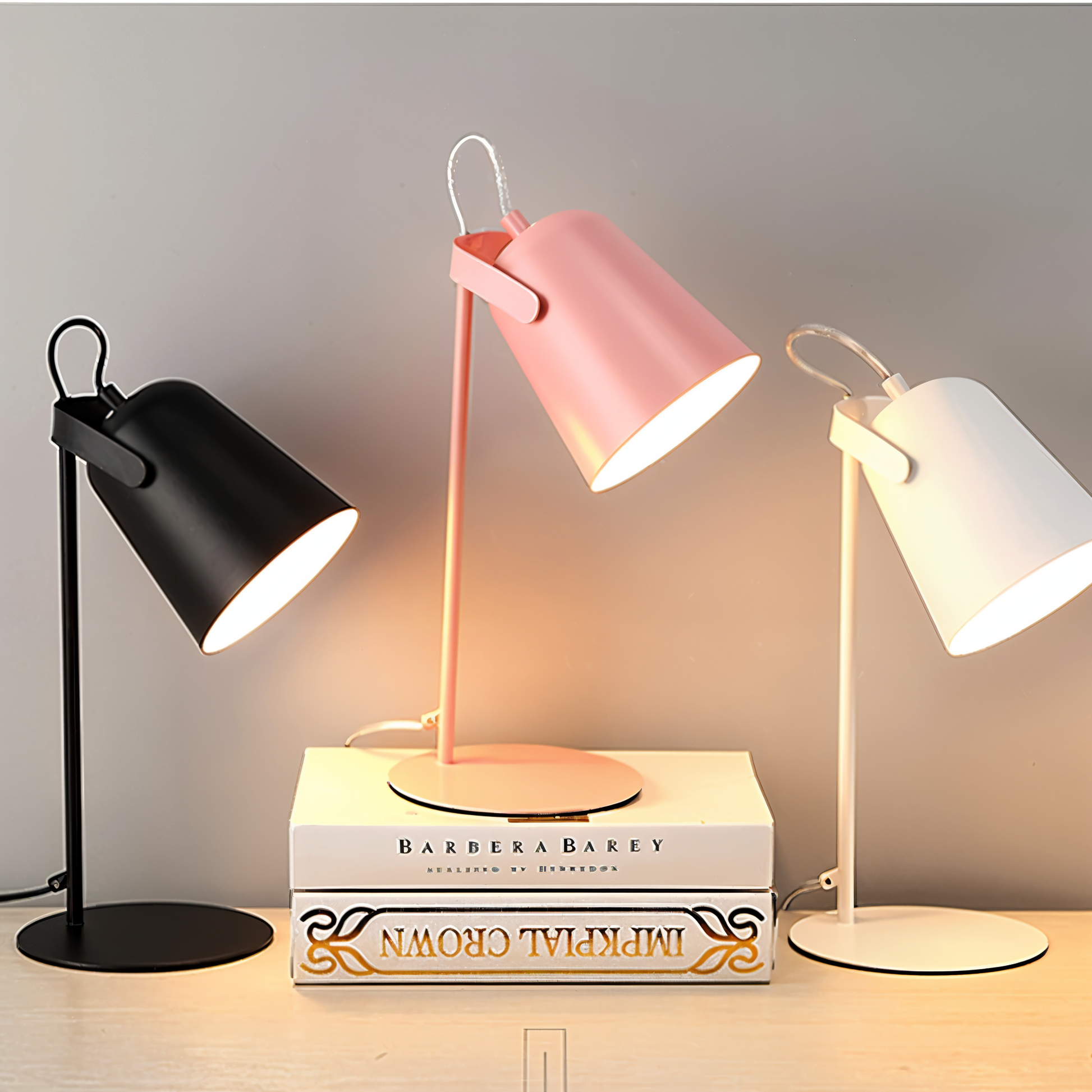 Macaron Bordsbelysning - Nordisk Gul Skrivbordslampa - Justerbar Lampa | Veska